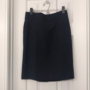 Banana republic navy suit skirt